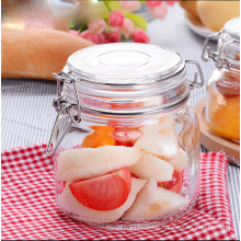 Haonai 2015 designed customized super clear storage glass jar